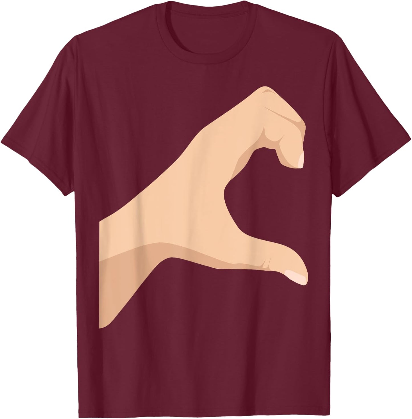 Half Heart Right Hand Side Love Couple Camisa Pareja Ropa T-Shirt - T-Shirt | Maroon