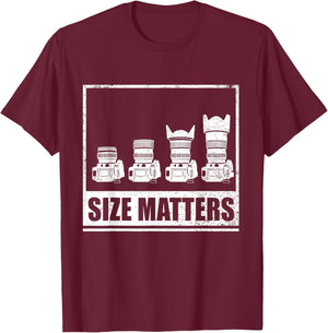 Funny Photography Gift Women Cool Photographer Lens T-Shirt - T-Shirt | Maroon