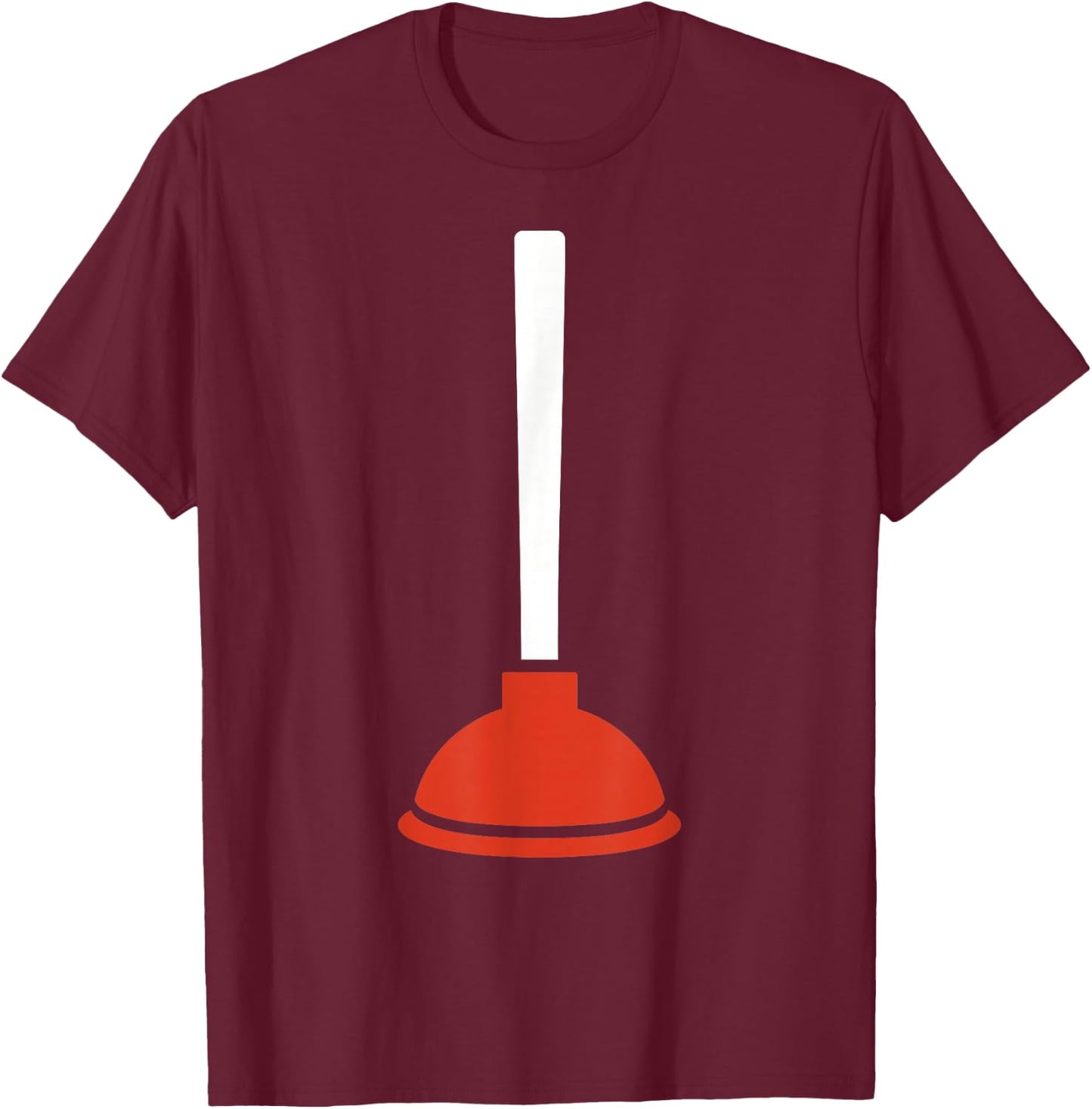 Plunger T-Shirt - T-Shirt | Maroon
