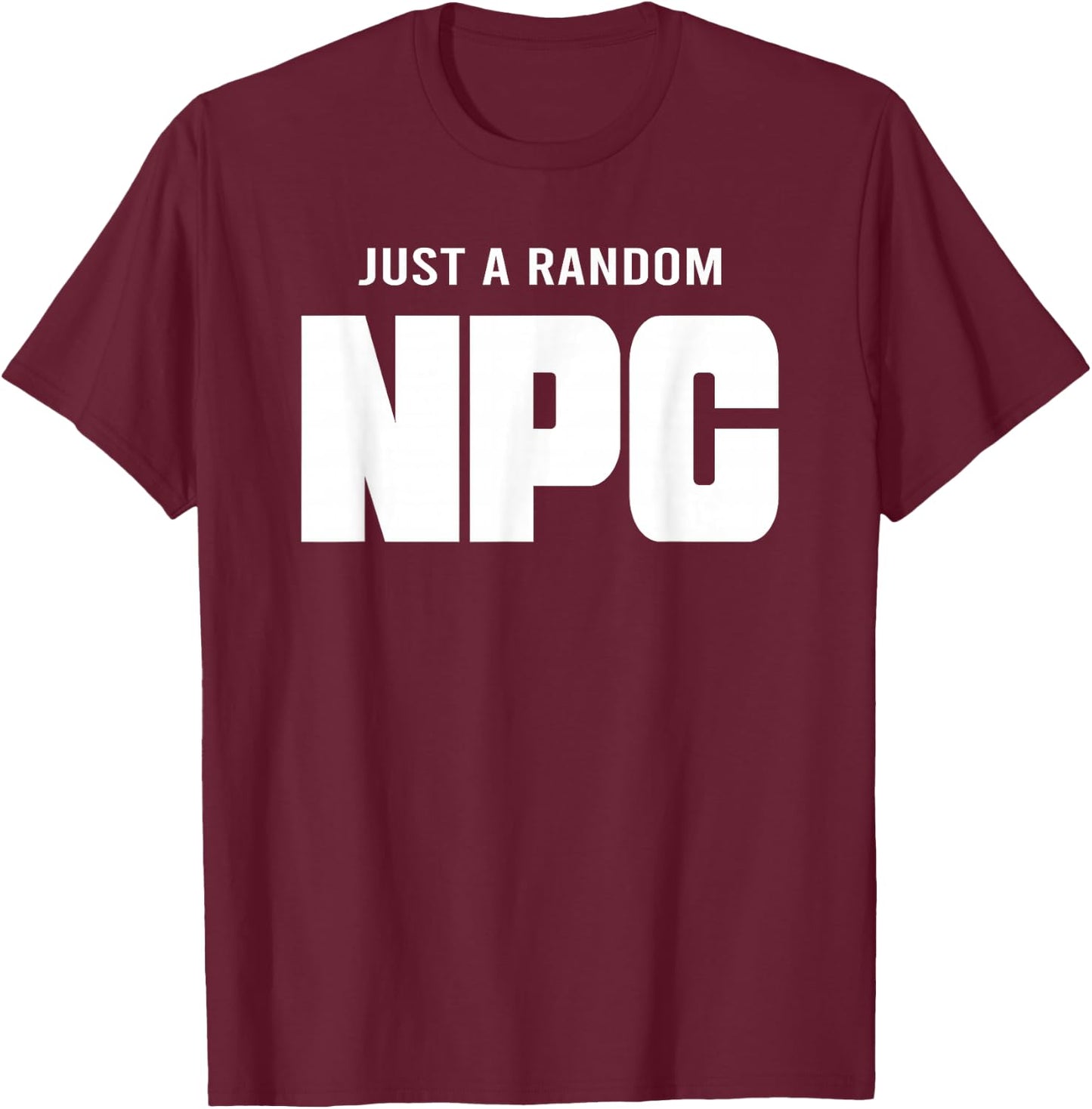 NPC Board Games Role Playing LARP RPG T-Shirt - T-Shirt | Maroon