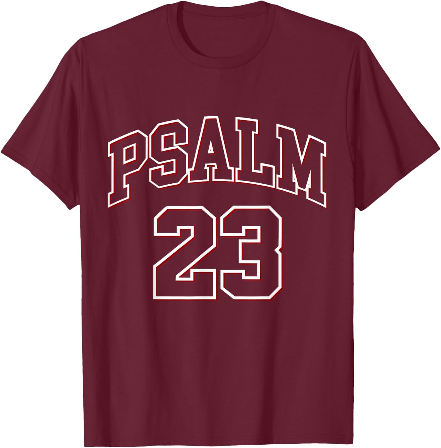 Psalm 23 shirt, Retro Sneakerhead, Christian Bible, Jesus T-Shirt - T-Shirt | Maroon
