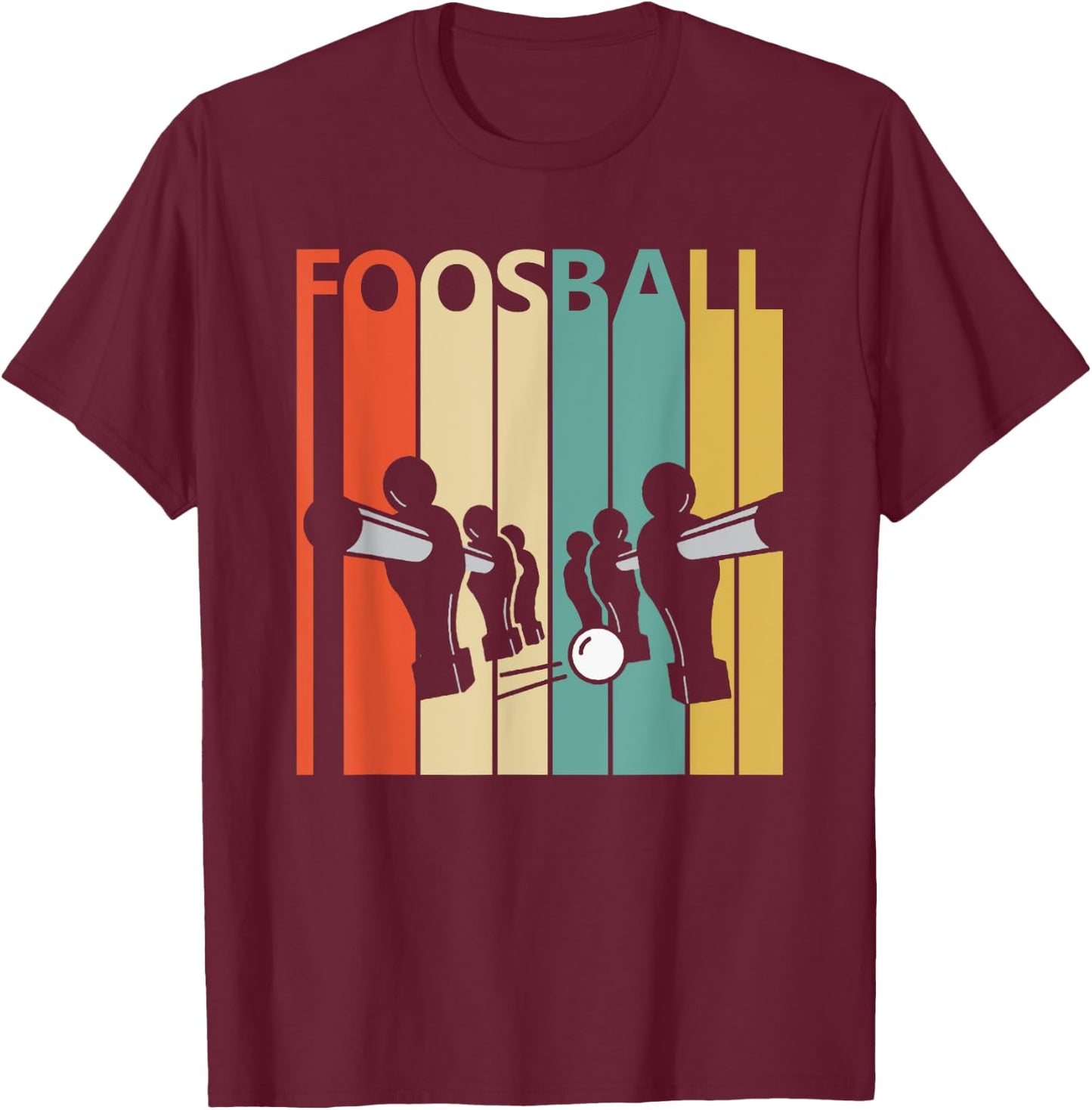 Vintage Foosball Player Gift - Foosball T-Shirt - T-Shirt | Maroon