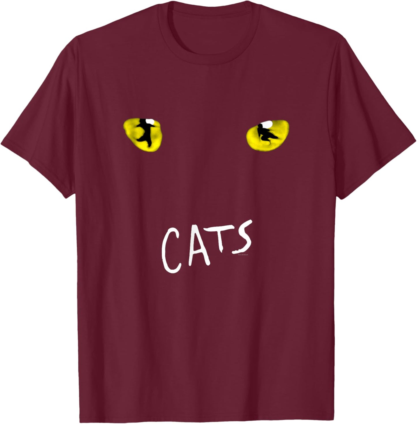 Official 'Cats' Logo T-Shirt - T-Shirt | Maroon