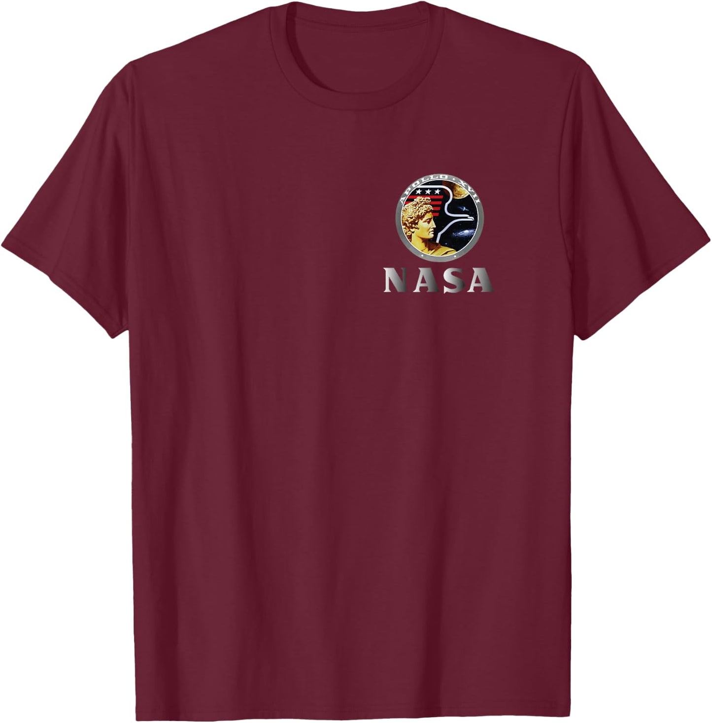 NASA Apollo 17 T-Shirt - T-Shirt | Maroon