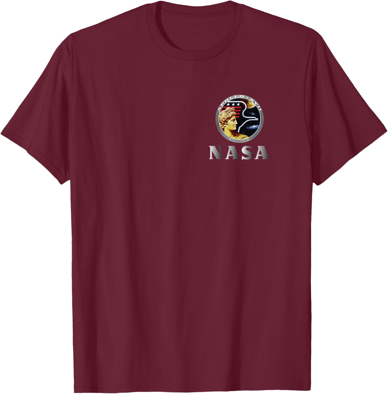 NASA Apollo 17 T-Shirt - T-Shirt | Maroon