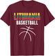 Lithuania Basketball Fans Jersey - Lithuanian Sport Lovers T-Shirt - T-Shirt | Maroon