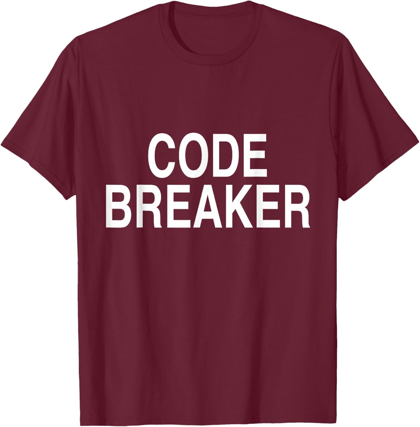 Code Breaker Encryption Puzzle Developer Programmer T-Shirt - T-Shirt | Maroon