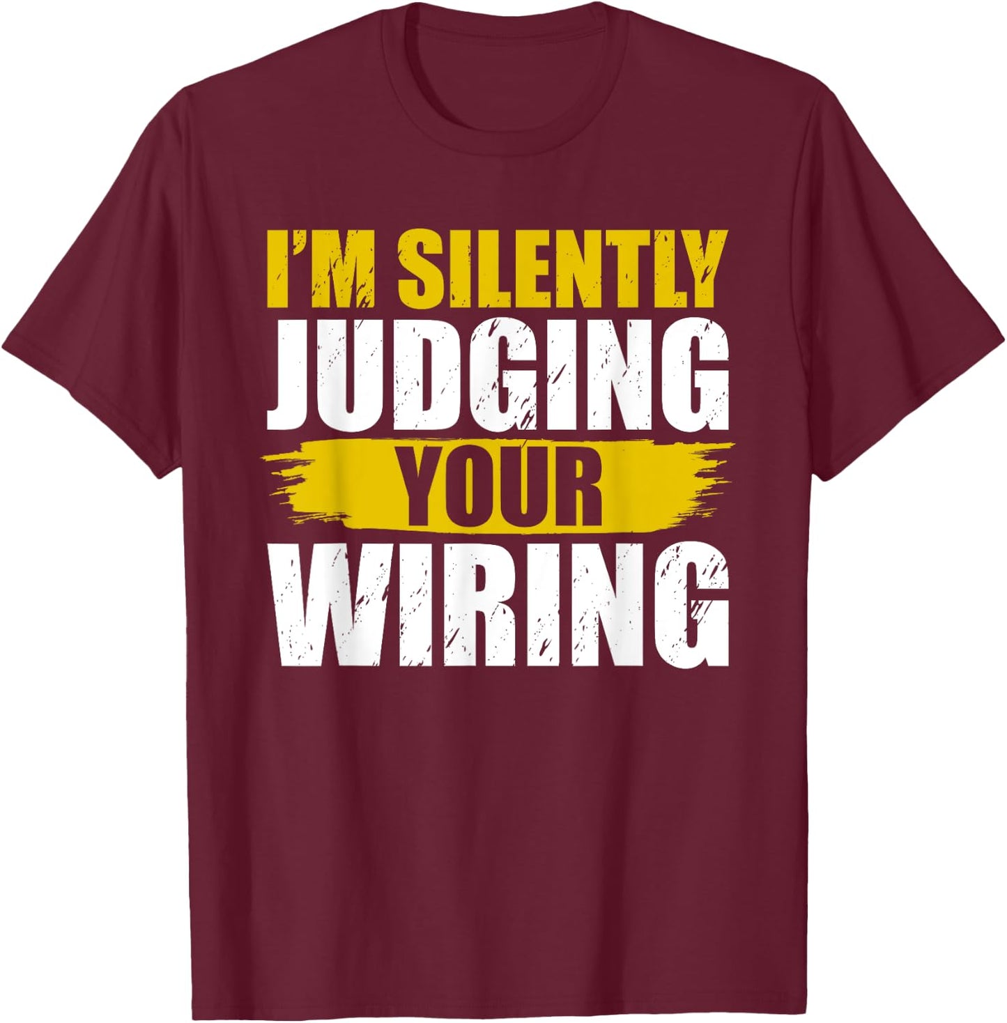 Funny Electrician Art Women Professional Electrician T-Shirt - T-Shirt | Maroon