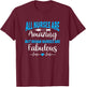 Rehab Nurses Are Fabulous Rehabilitation Therapy Nurse Gift T-Shirt - T-Shirt | Maroon