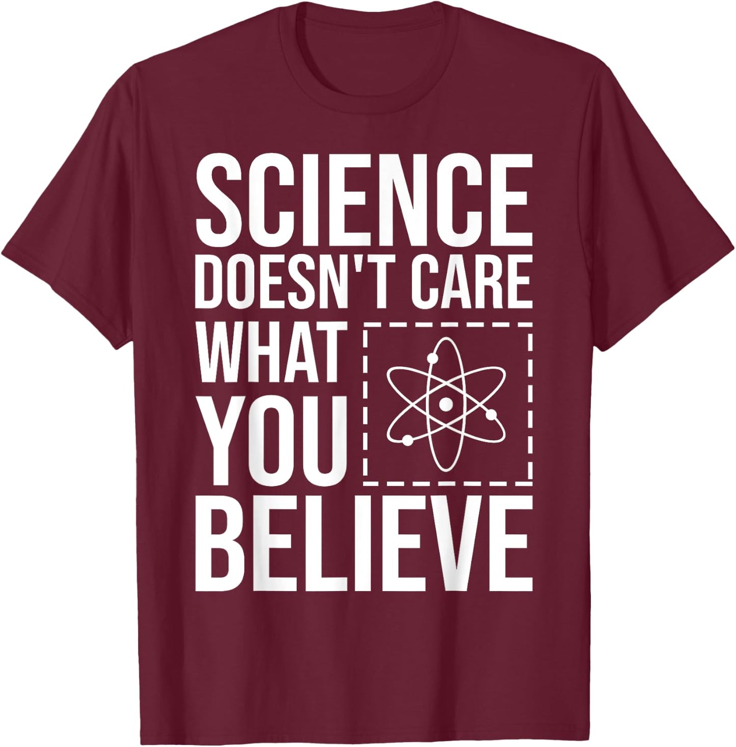Funny Science Design Women Science Physic Chemistry T-Shirt - T-Shirt | Maroon