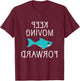 Keep moving forward motavational shark gym edition T-Shirt - T-Shirt | Maroon