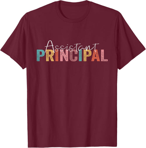 Assistant Principal Funny Job Title School Worker Vintage