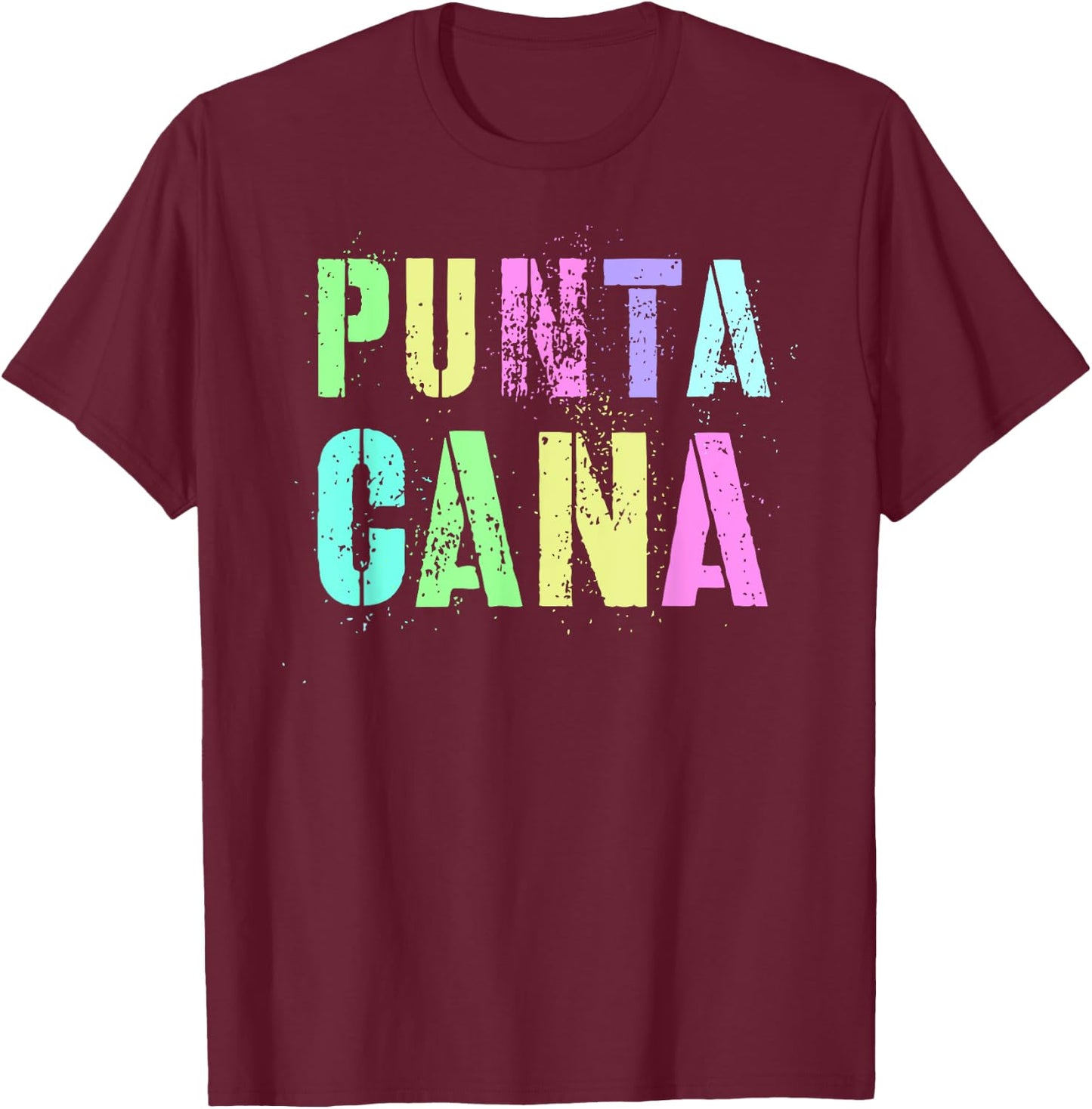 Rockin' PUNTA CANA Family Vacation Swim Trip Summer Pool Men Women Kids T-Shirt - T-Shirt | Maroon