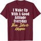 Funny Stupidity Good Attitude Idiots Jerks Morons T-Shirt - T-Shirt | Maroon