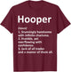 HOOPER Definition Funny Surname Family Tree Birthday Reunion T-Shirt - T-Shirt | Maroon