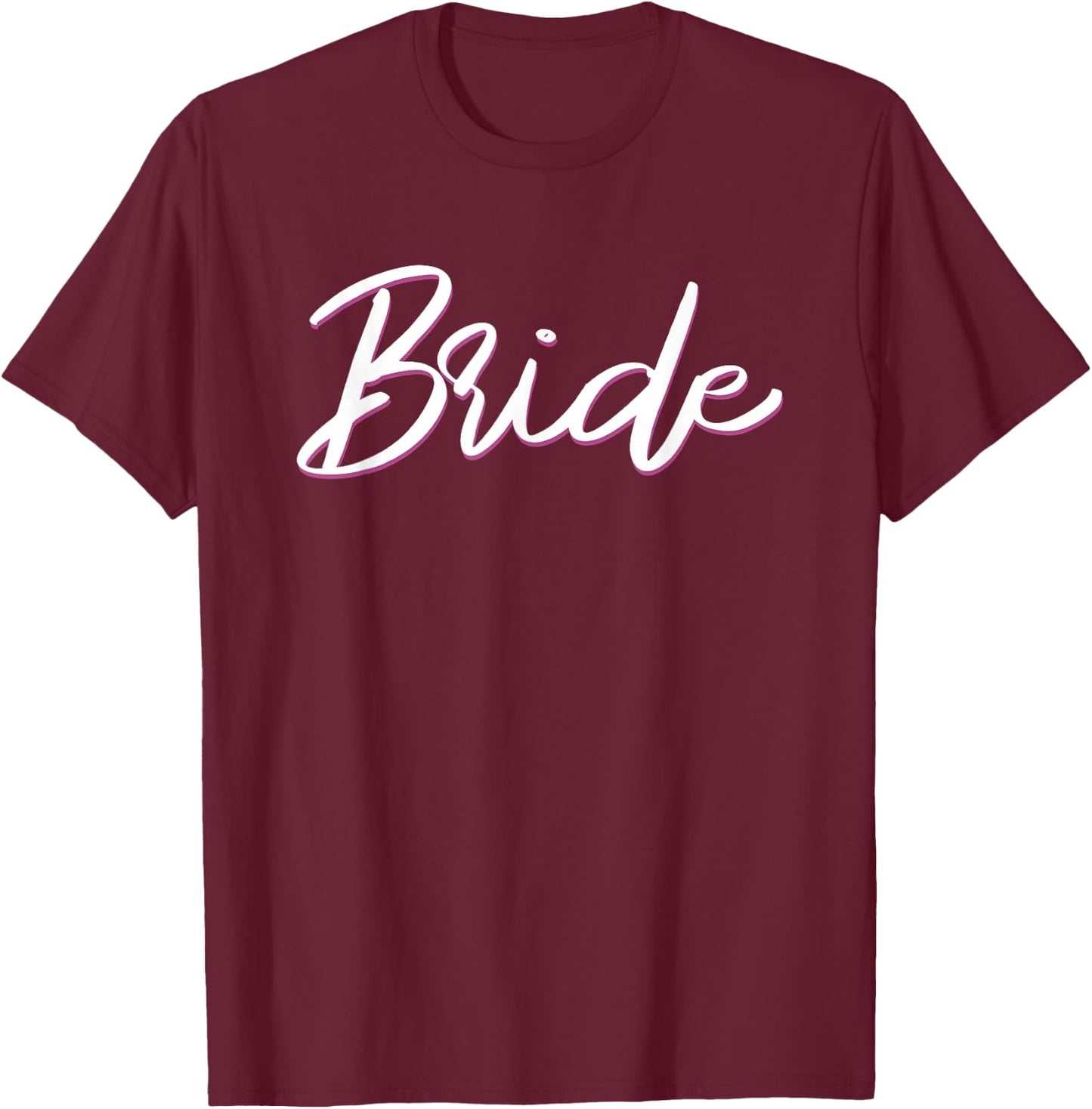 Matching Getting Ready Bride & Groom Wedding Groom T-Shirt - T-Shirt | Maroon