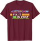 Don't Worry We'll Fix It In Post | Movie Editors Editing T-Shirt - T-Shirt | Maroon