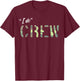 Bachelor Party Camouflage I Do Crew Matching Groom Team Camo T-Shirt - T-Shirt | Maroon