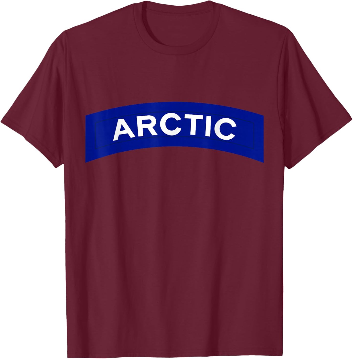 Army Arctic Tab T-Shirt - T-Shirt | Maroon