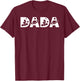Funny Dada Space Astronaut Birthday Party T-Shirt - T-Shirt | Maroon