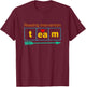 Reading Intervention Team Science Of Reading Teacher Squad T-Shirt - T-Shirt | Maroon