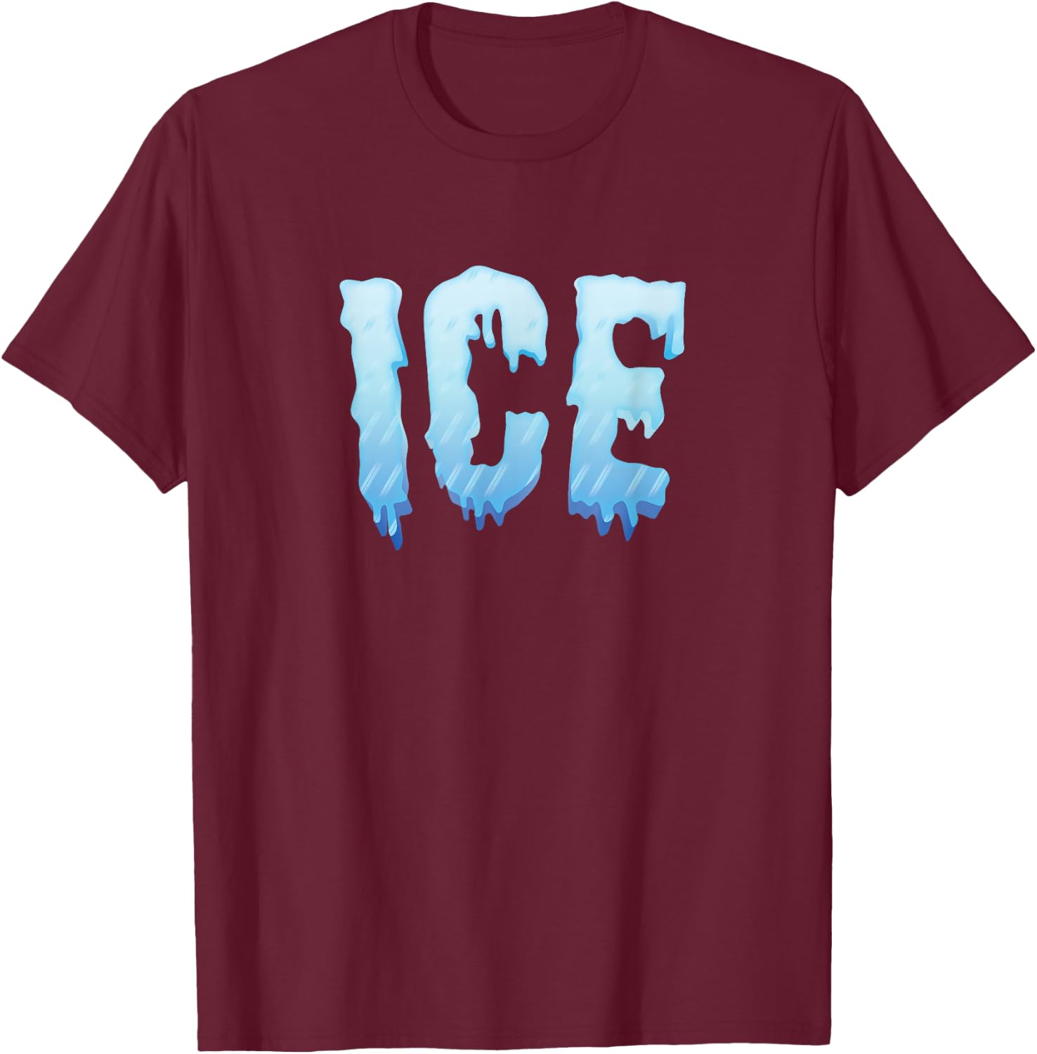 Ice Clothing Matching Outfit Couples Funny Halloween T-Shirt - T-Shirt | Maroon