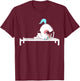 Pilates Unicorn Fitness Exercise Training Meditation T-Shirt - T-Shirt | Maroon