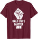 Funny Bald Quote, Bald Lives Matter Design, Cool Bald T-Shirt - T-Shirt | Maroon
