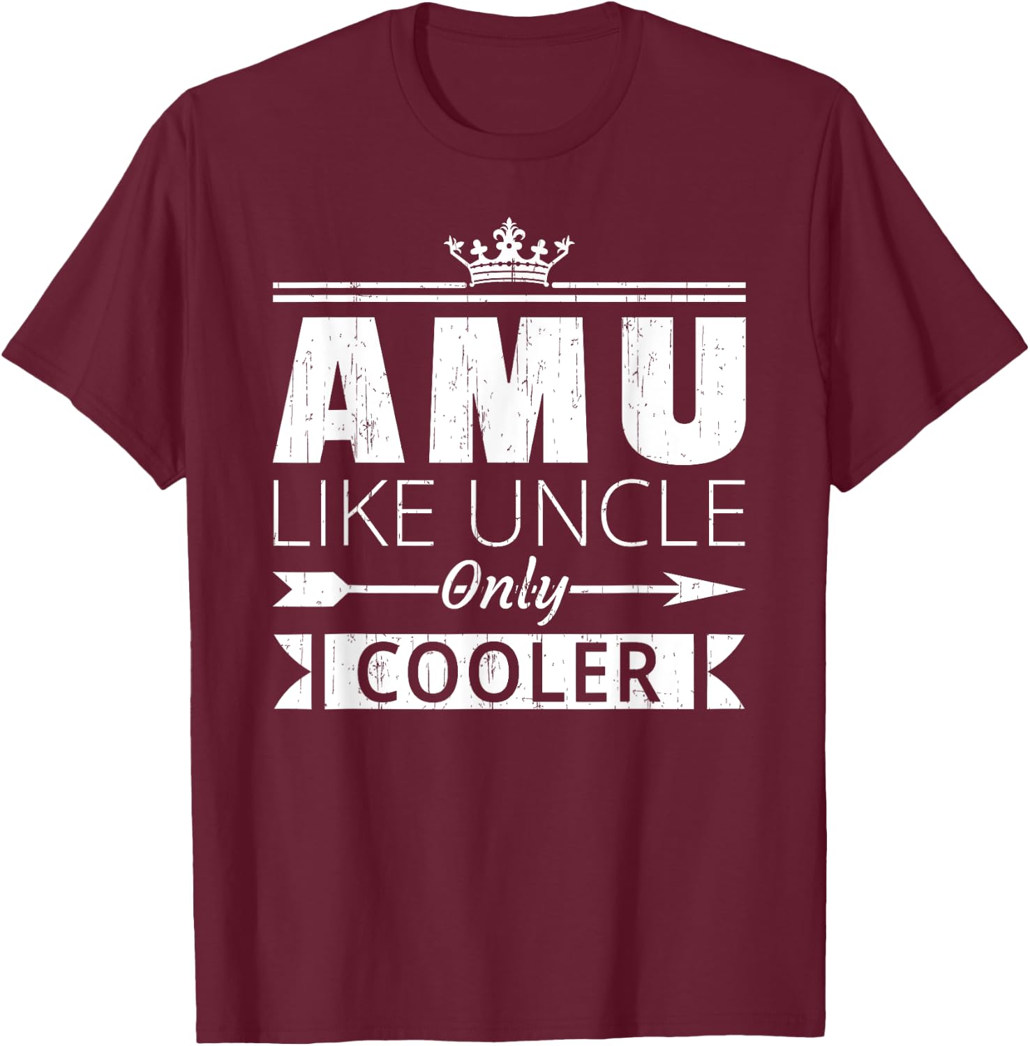 Amu Cooler Funny Iranian Uncle Father's Day T-Shirt - T-Shirt | Maroon