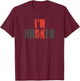 I'm OK I'm Broken Invisible Illness Broken T-Shirt - T-Shirt | Maroon