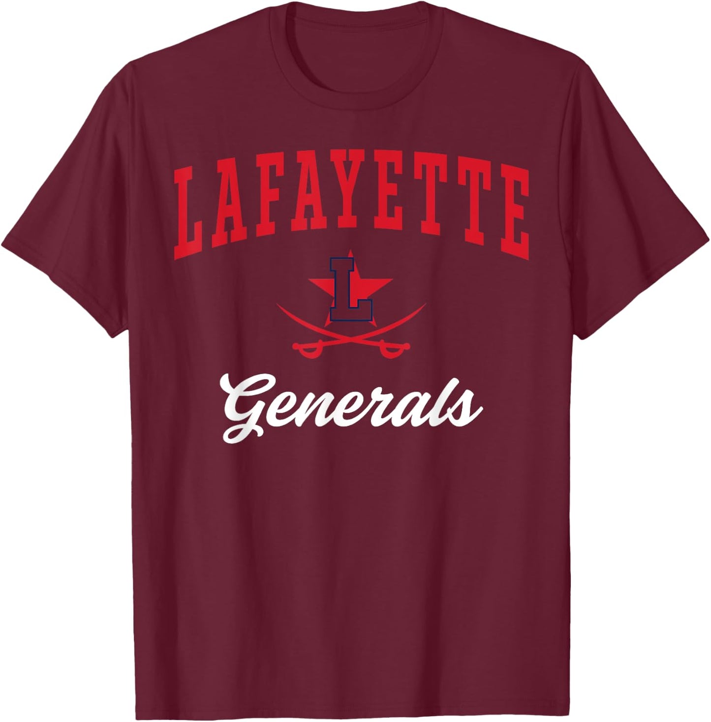 Lafayette High School Generals C3 T-Shirt - T-Shirt | Maroon