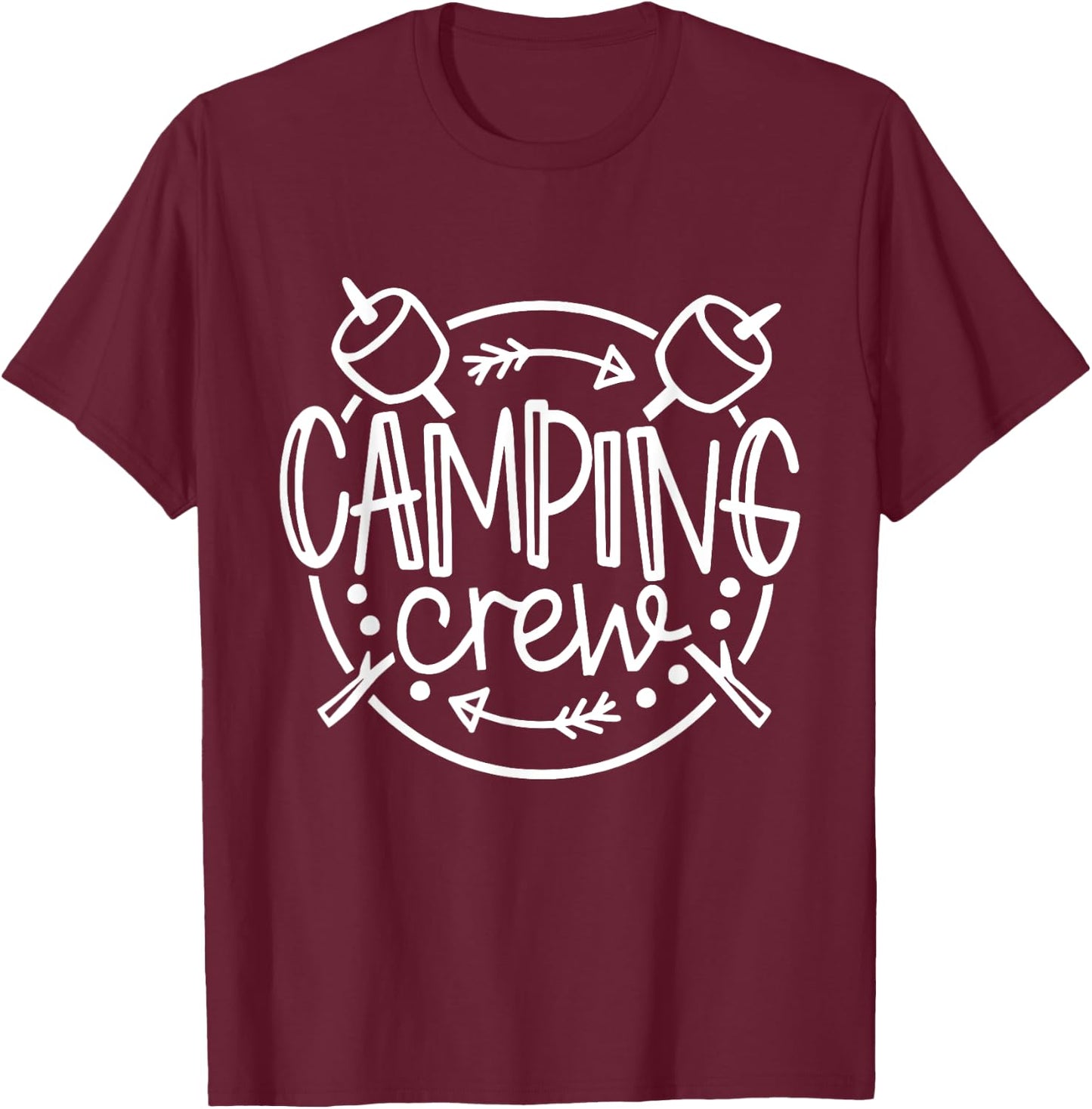 Camping Matching Shirts for Family Camper Group Camping Crew T-Shirt - T-Shirt | Maroon