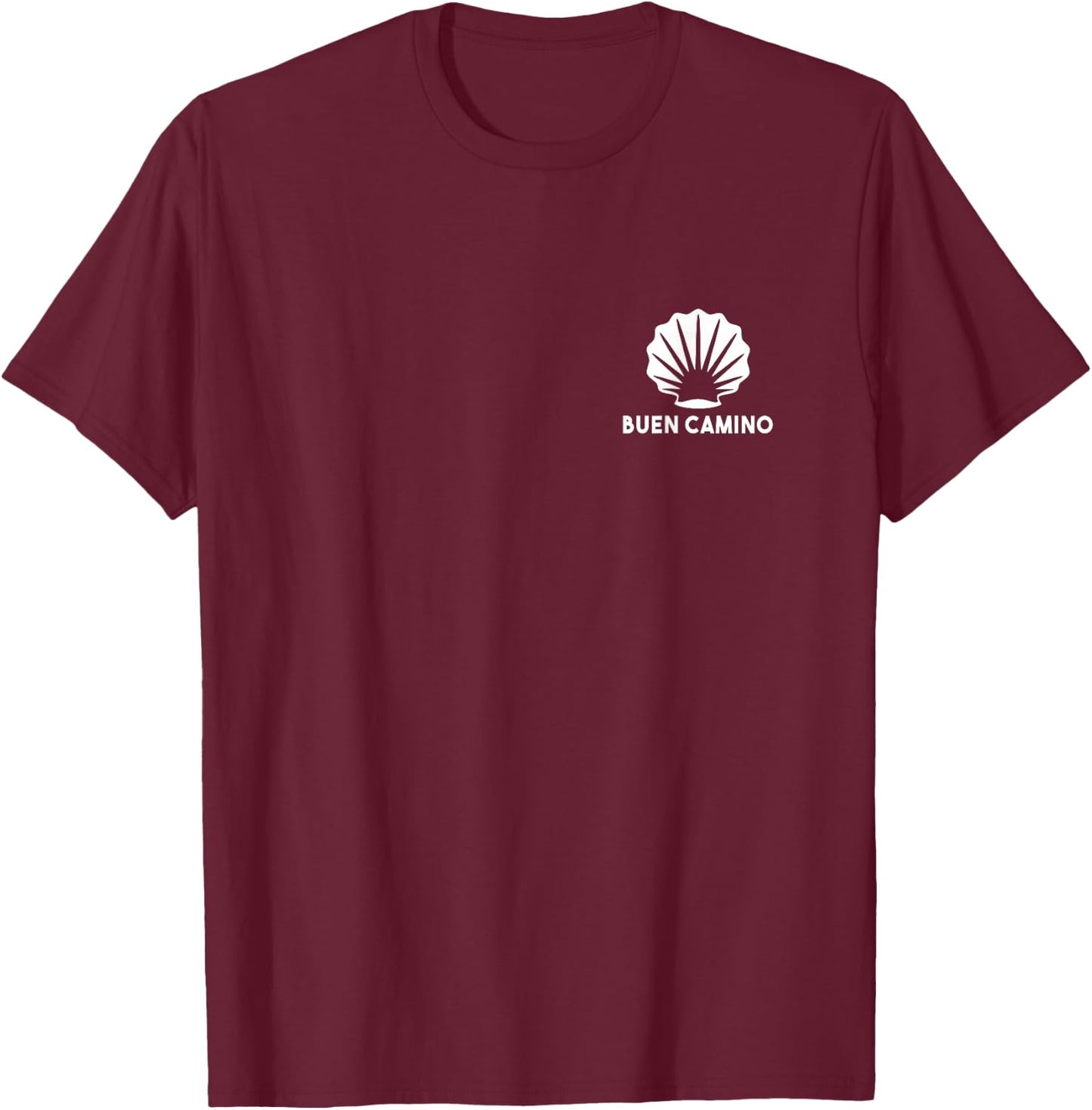 Buen Camino de Santiago de Compostela T-Shirt - T-Shirt | Maroon