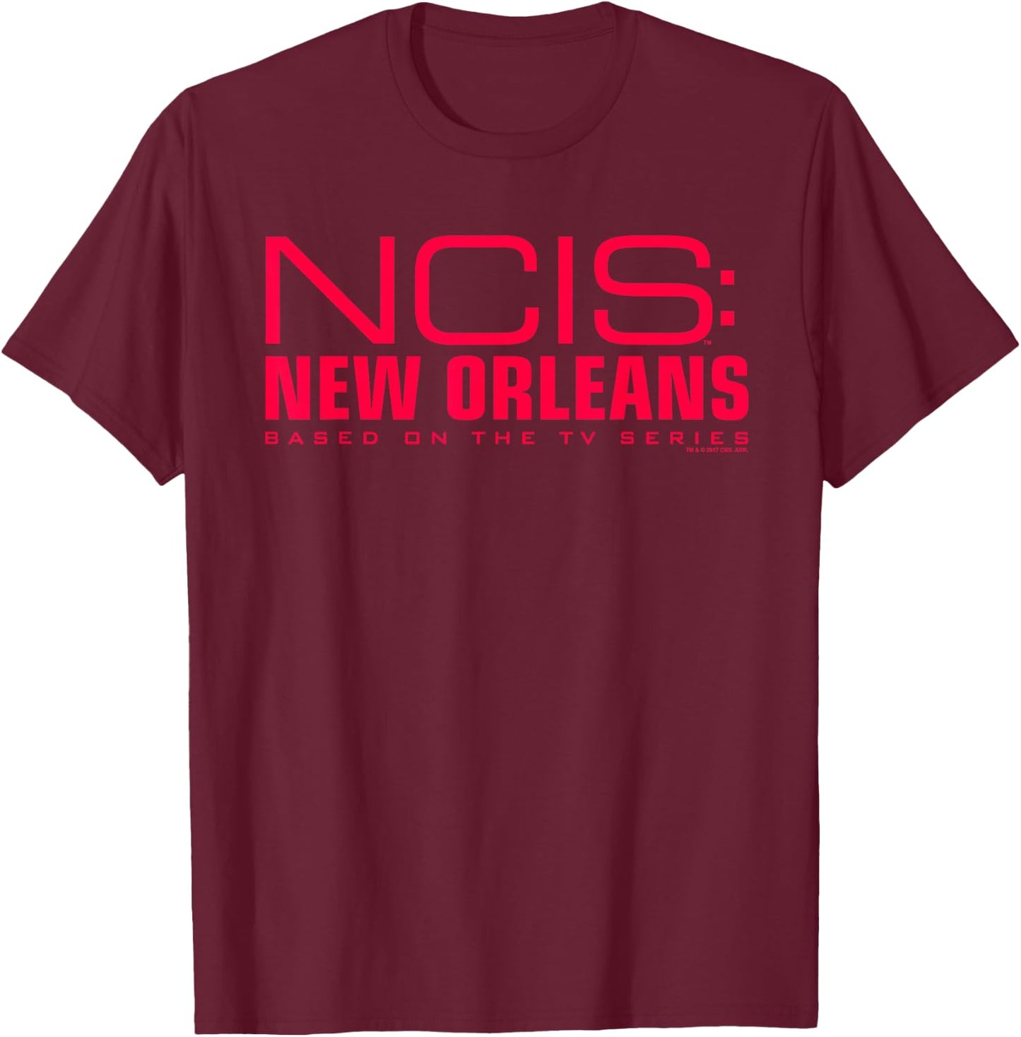 NCIS: New Orleans Red Logo T-Shirt - T-Shirt | Maroon