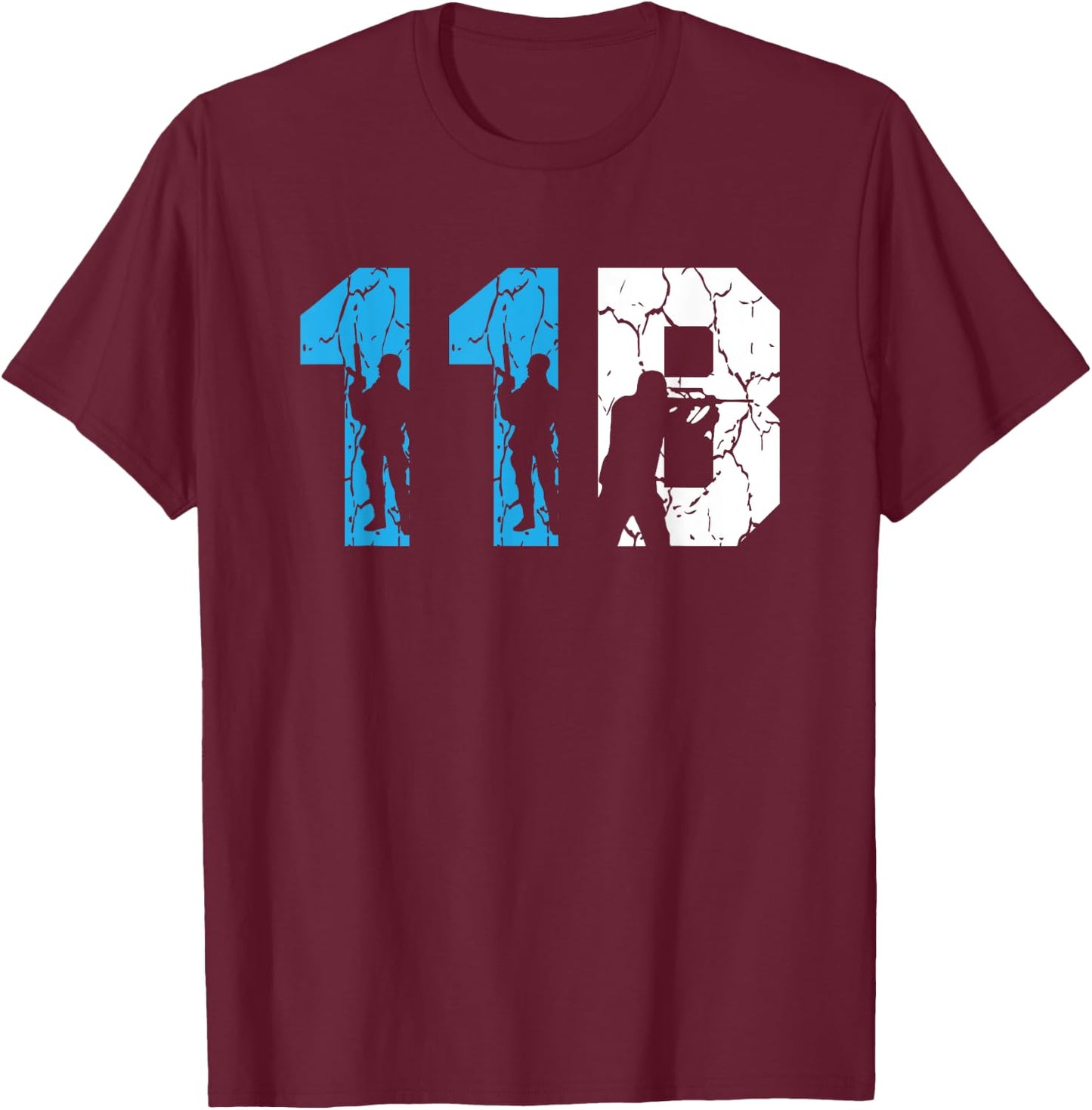 Military 11B Infantry Fort Benning T-Shirt - T-Shirt | Maroon