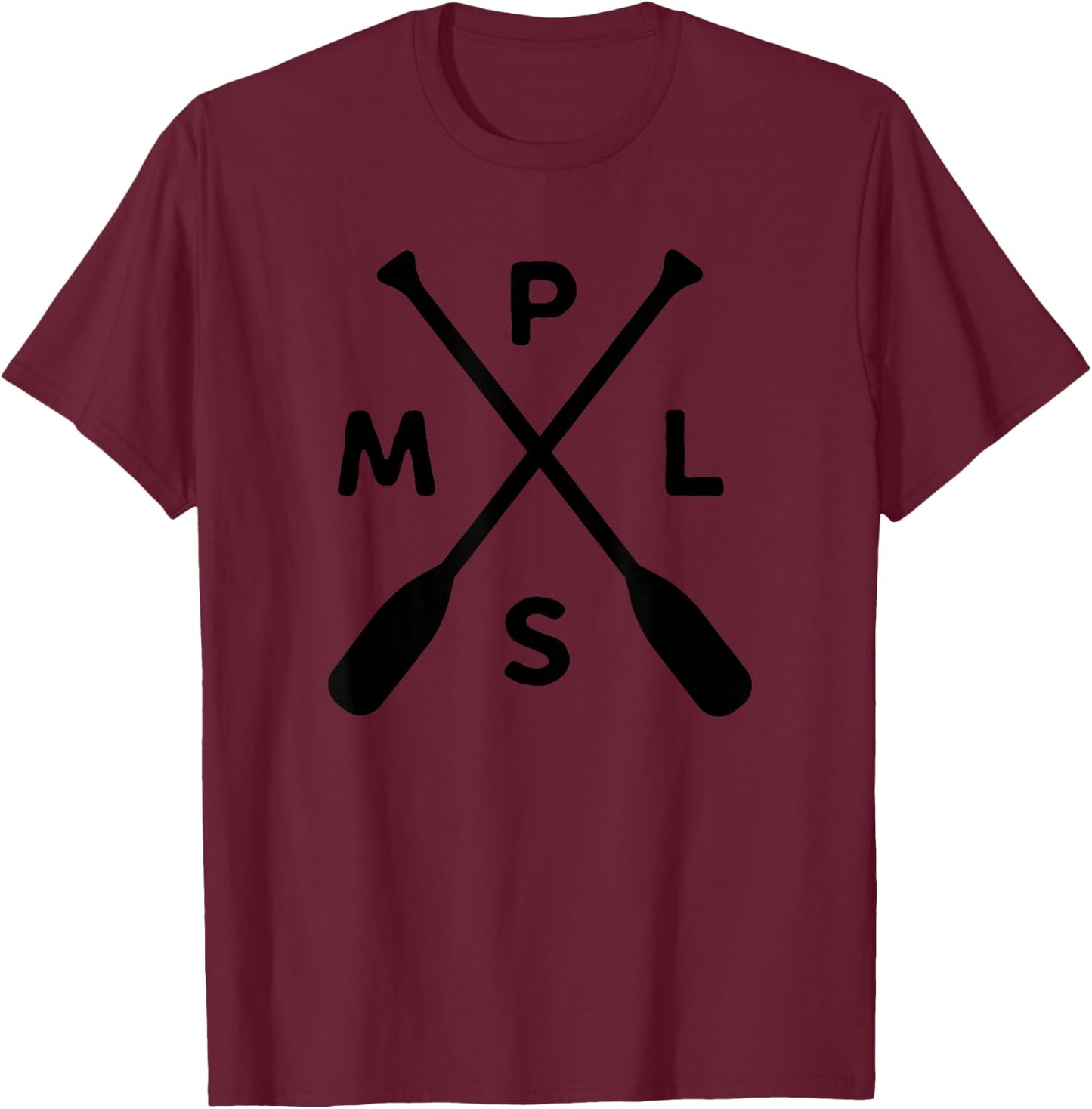 Minneapolis Minnesota Twin Cities 10,000 Lakes T-Shirt - T-Shirt | Maroon