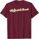 Hallandale Beach Retro Art Baseball Font Vintage Women Kids T-Shirt - T-Shirt | Maroon