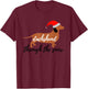 Christmas Xmas Cute Dog Daschund Through The Snow T-Shirt - T-Shirt | Maroon