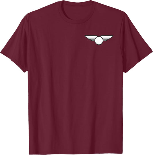 Airplane Flying Wing Design Aviation T-Shirt - T-Shirt | Maroon