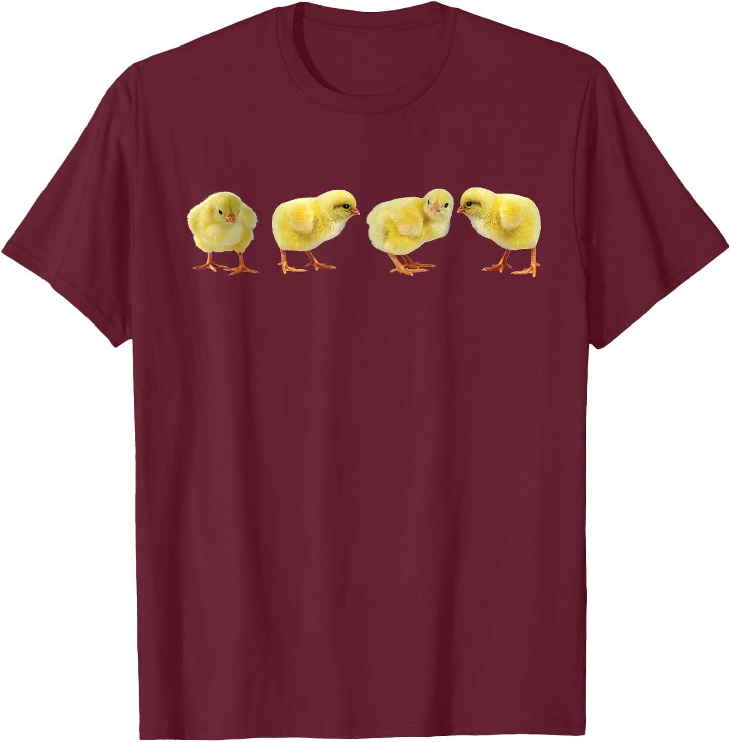 Cute Chicken Chicks Shirt I Love My House Pets T-Shirt - T-Shirt | Maroon
