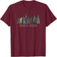 Michigan Dogman Cryptid Society Werewolf Monster T-Shirt - T-Shirt | Maroon