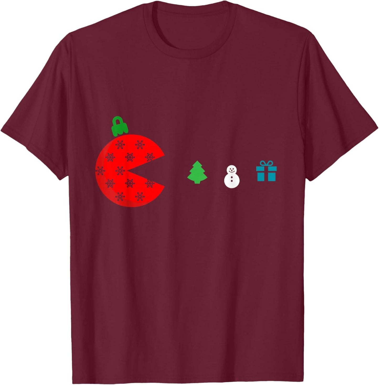 Funny Christmas Shirt - Video Game Christmas T-Shirt - T-Shirt | Maroon