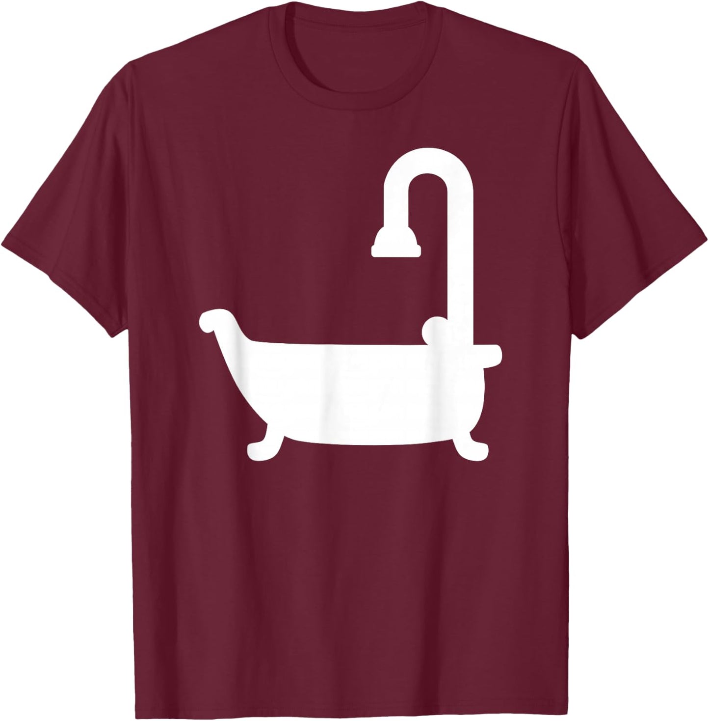 Bathtub T-Shirt - T-Shirt | Maroon