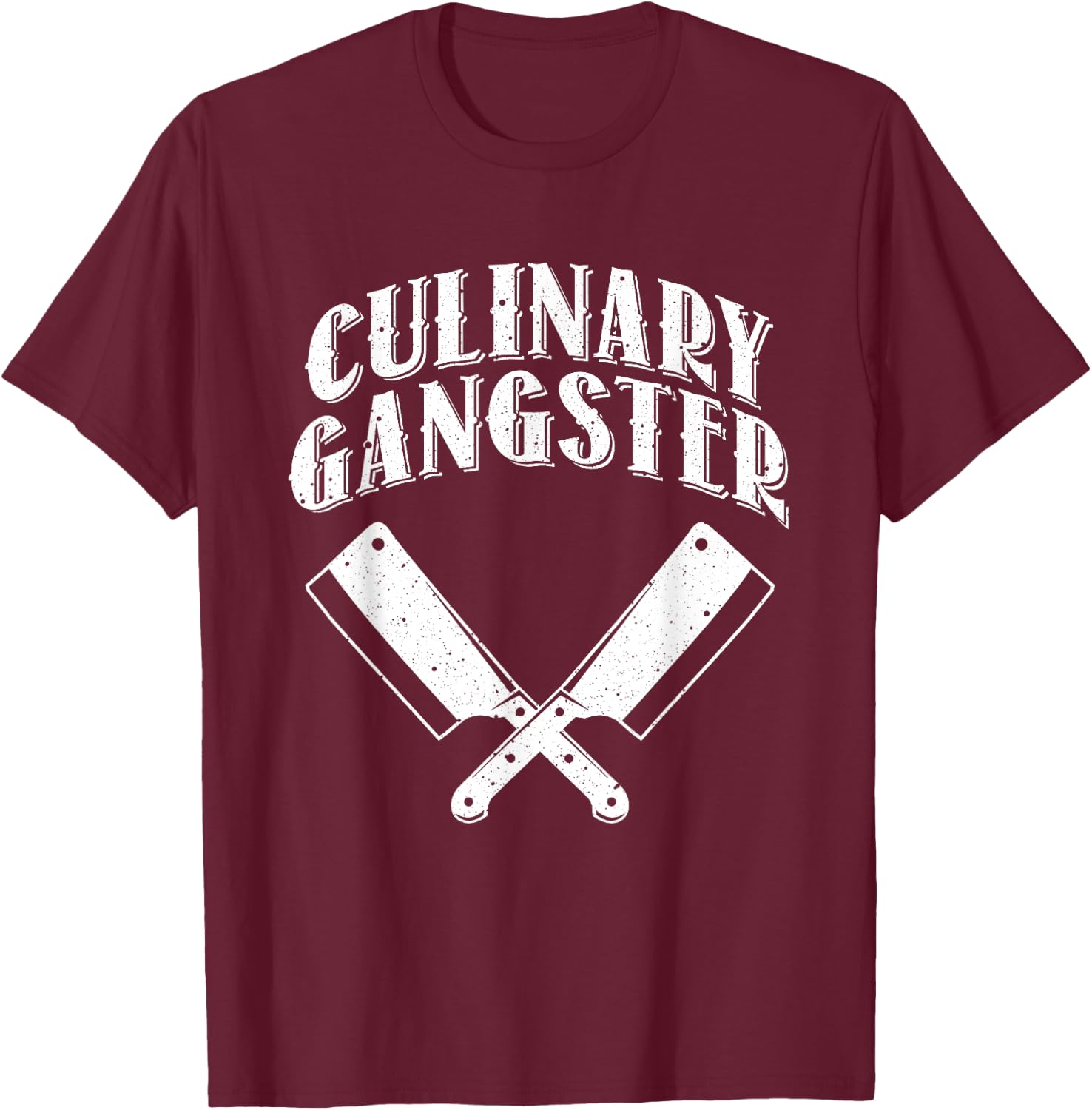 Funny Chef Art Kitchen Restaurant Cooking Lovers T-Shirt - T-Shirt | Maroon