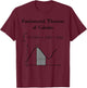 Nerdy Fundamental Theorem of Calculus Math Teacher Geek T-Shirt - T-Shirt | Maroon