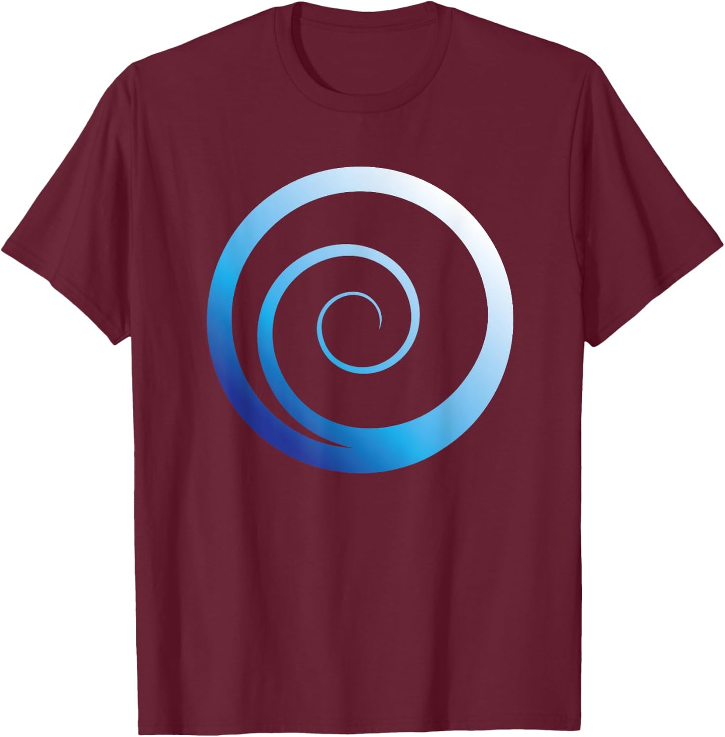 Maori Koru Spiral Ocean Wave New Zealand Symbolism Kiwi Surf T-Shirt - T-Shirt | Maroon