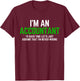 Funny Accountant Pun CPA Accounting Bookkeeping T-Shirt - T-Shirt | Maroon