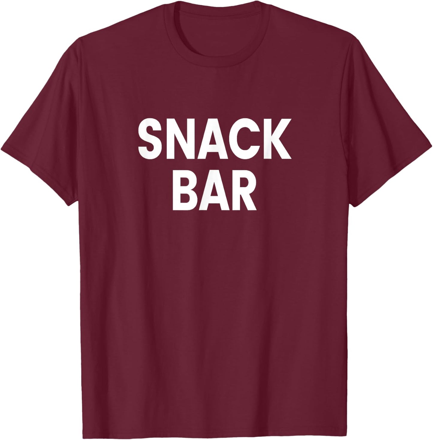 Snack Bar T-Shirt - T-Shirt | Maroon