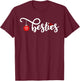 Besti Friend Christmas Cute Besties Christmas T-Shirt - T-Shirt | Maroon