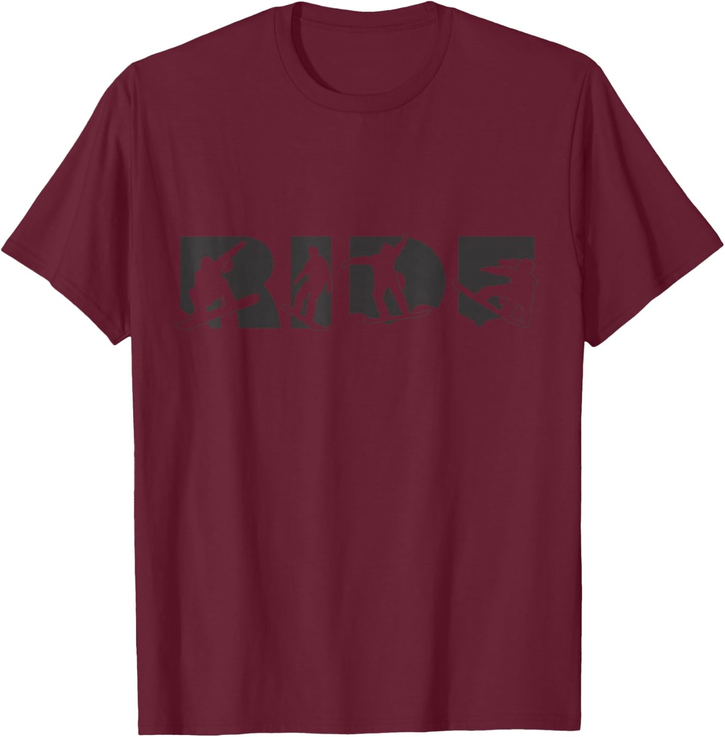 Snowboard, Ride Snowboard Snowboarding, Epic Snowboarder T-Shirt - T-Shirt | Maroon
